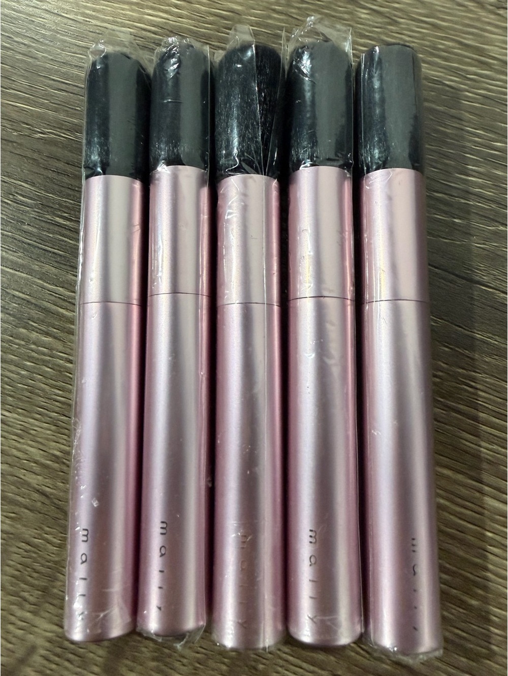 5 x Mally Beauty Makeup Brushes Pink NEW